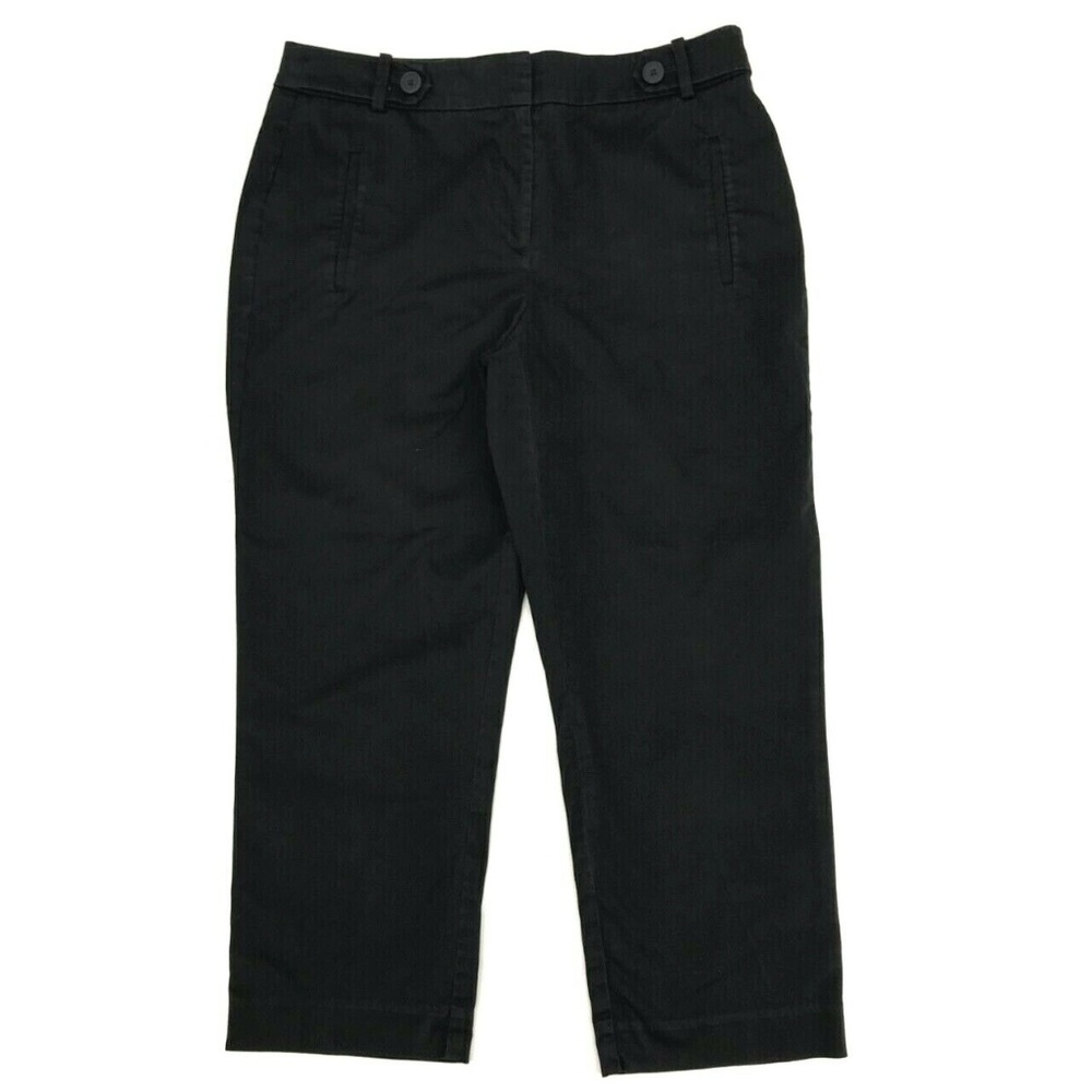 Ann Taylor Loft Curvy Straight Leg Capris Sz 8